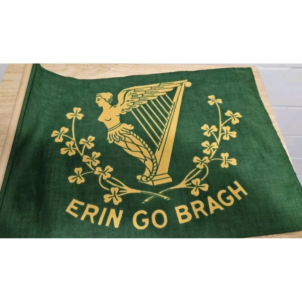 Lot 5: 1 Baseball Cap Hat Notre Dame 2 Irish Flags - Picture 6 of 8